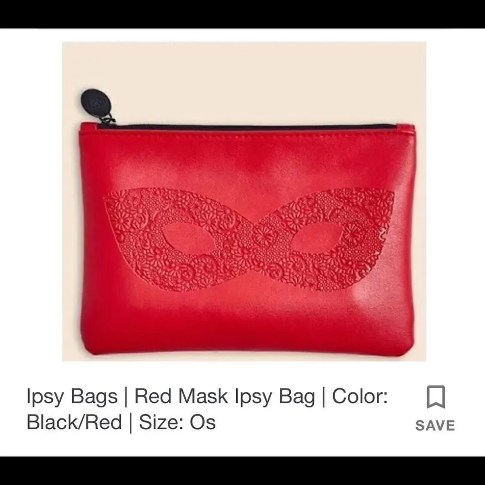 Bundle NWT Red Floral DraperJames Face mask Ipsy